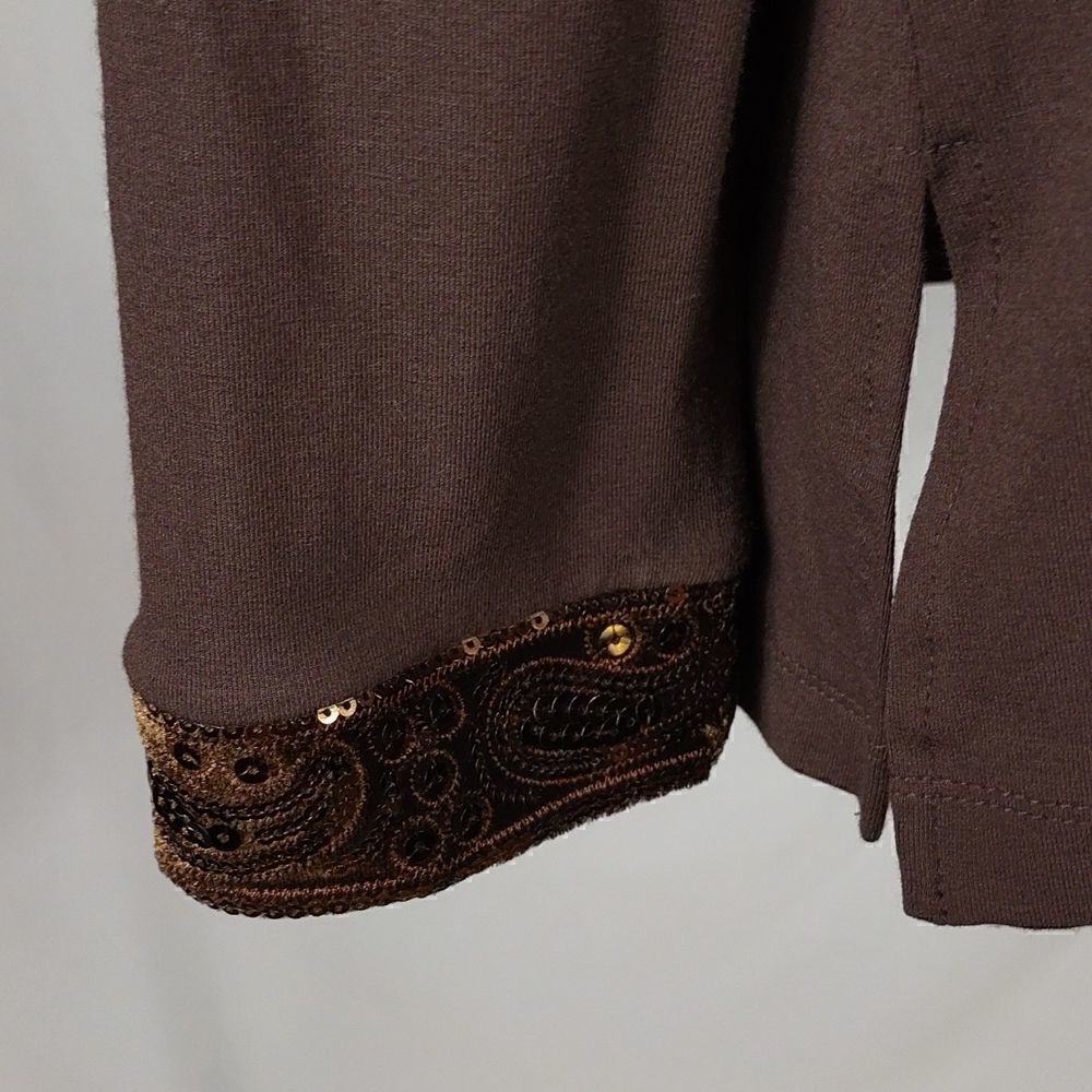 Talbots Sequined Blouse - Picture 6 of 8